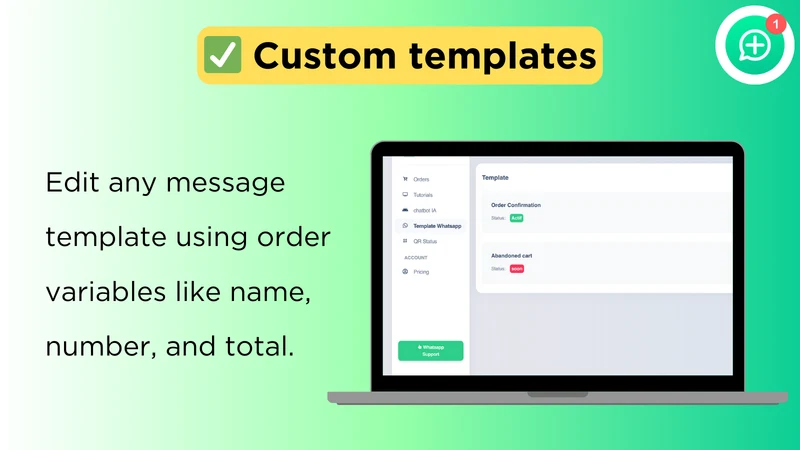Sendly Whatsapp message orders