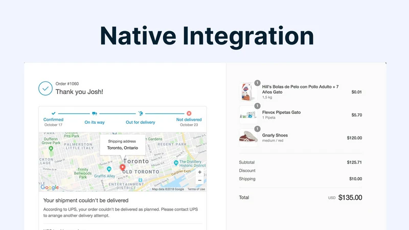 Trackable ‑ Order Tracking