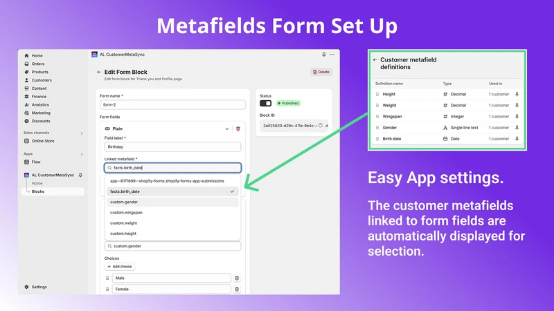 AL CustomerMetaSync SMS&Forms