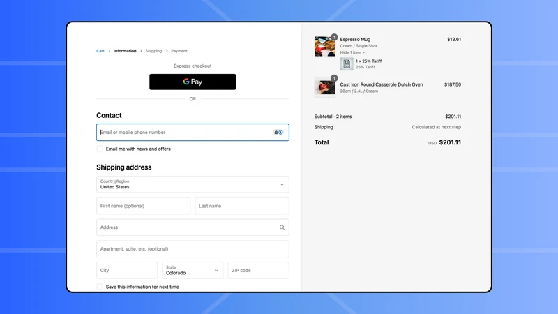 Tariff Support by Intelligems