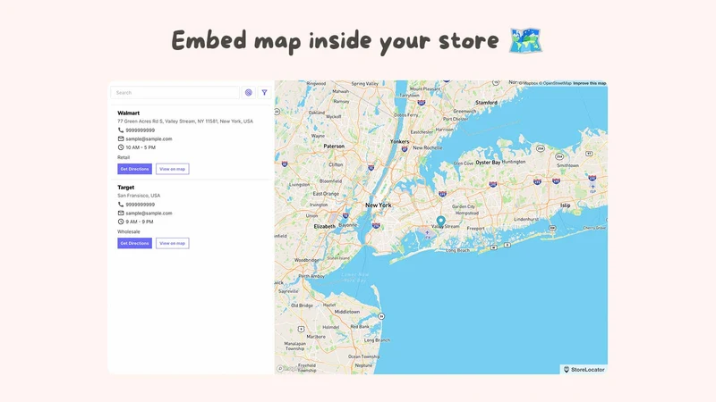 Store Locator from Sheets