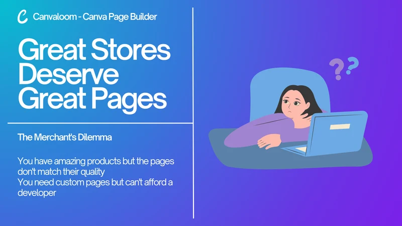 Canvaloom Canva Landing Pages