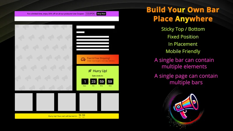 ShoutBar: Multi Announcements