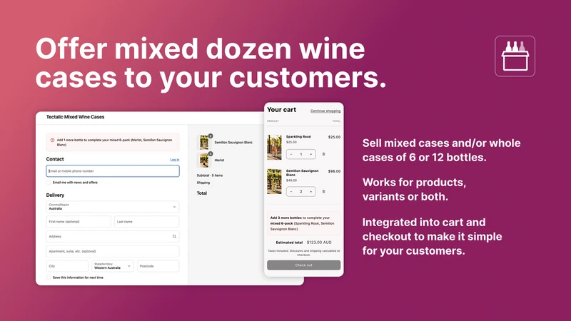 Tectalic Mixed Wine Cases
