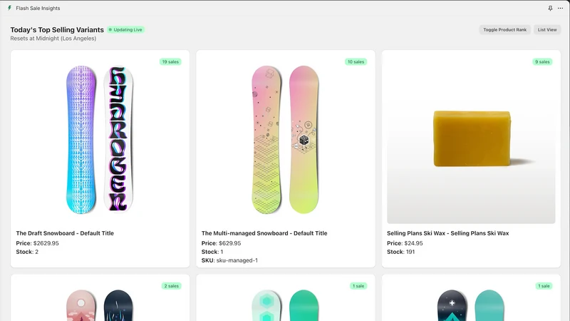 Flash Sale Insights