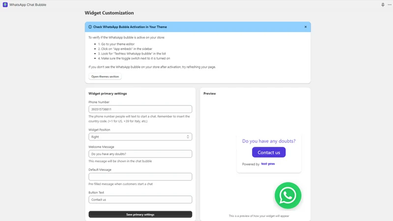 Whatsapp Chat Bubble TextYess