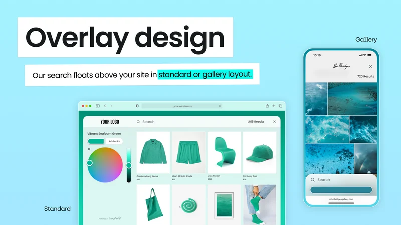 Infinite Color Search by Hoppn