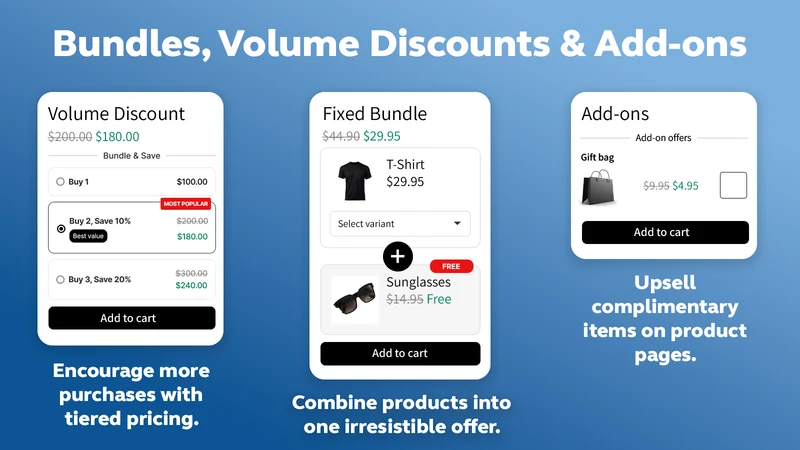 HappyBundle AI Quantity Breaks