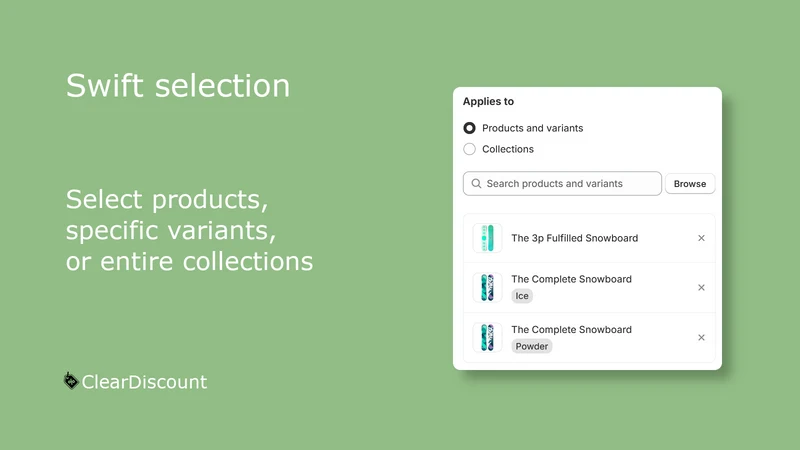 ClearDiscount : Volume & Bulk