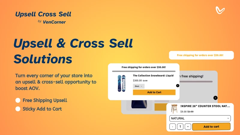 VenCorner Upsell Cross Sell