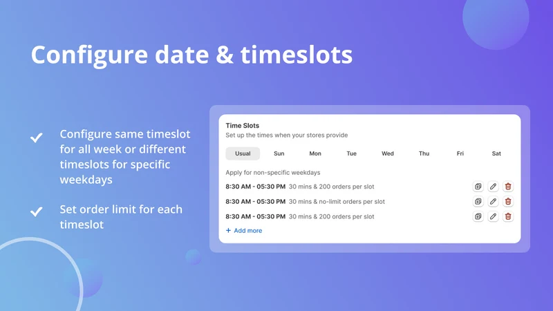 MS Pickup & Delivery Date