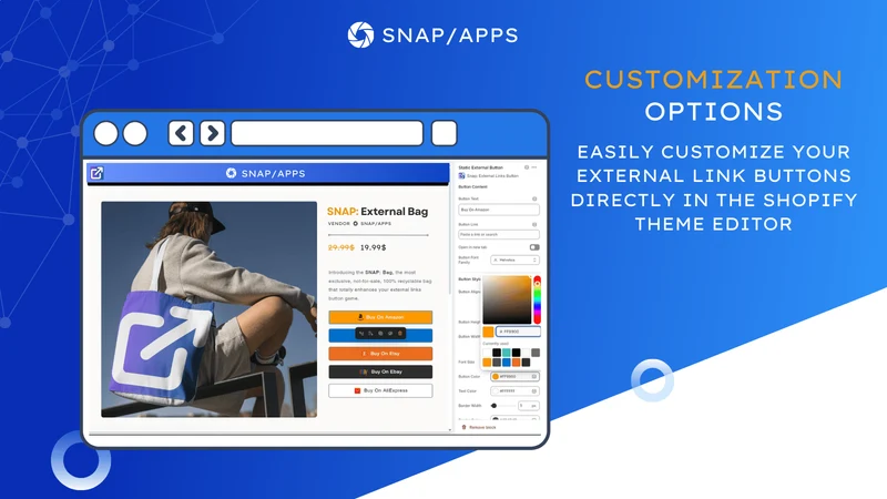Snap: External Links Button