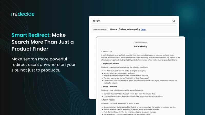 r2decide ‑ AI‑Powered Search