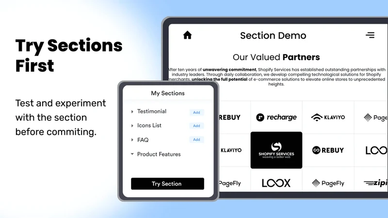 Nimble Sections