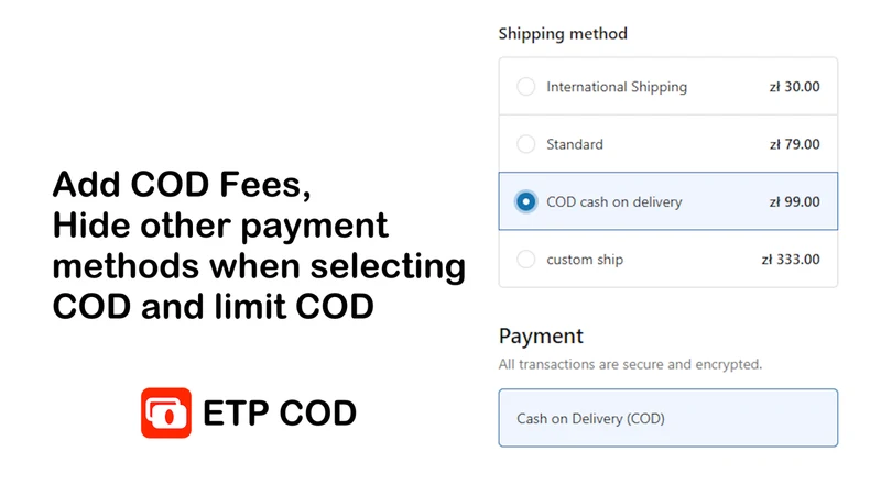 ACOD: Cash On Delivery COD Fee
