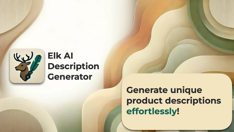 Elk AI Description Generator