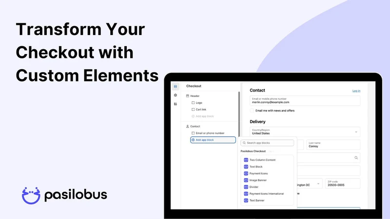 Pasilobus Checkout Blocks