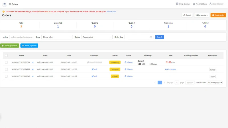 KUNHIVE‑eCommerce Fulfillment
