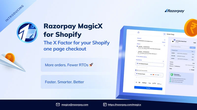 Razorpay COD & Magic Checkout