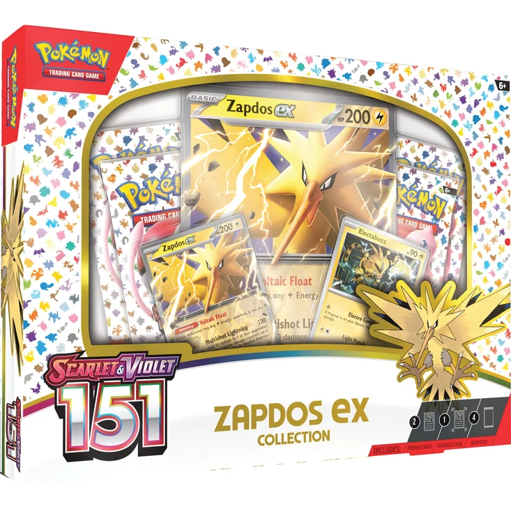 Caja Zapdos ex Pokémon 151