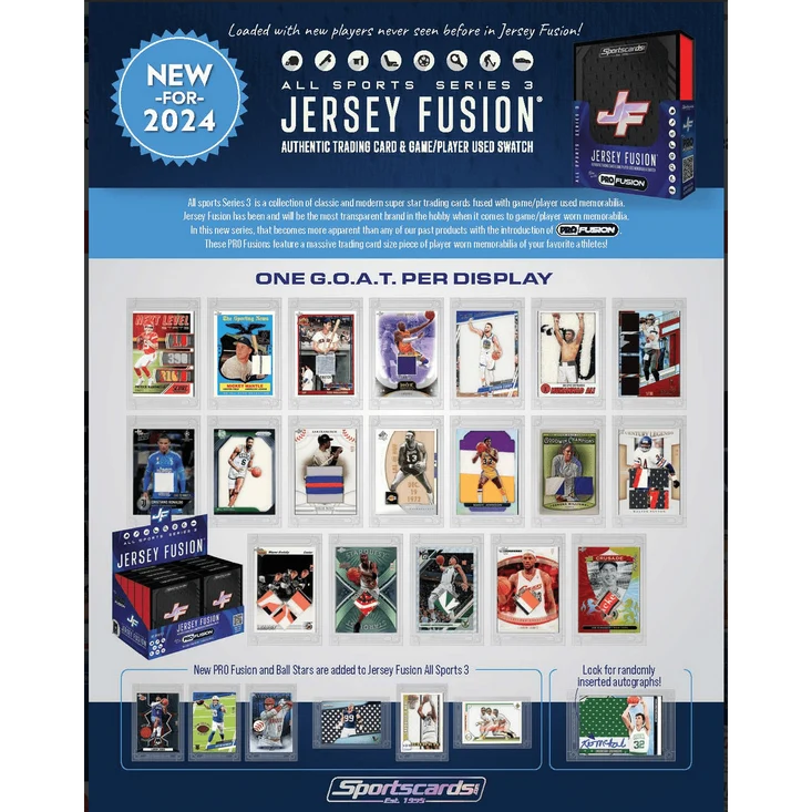 Jersey Fusion | All Sports 2024 Series 3 Hobby Box Inglés
