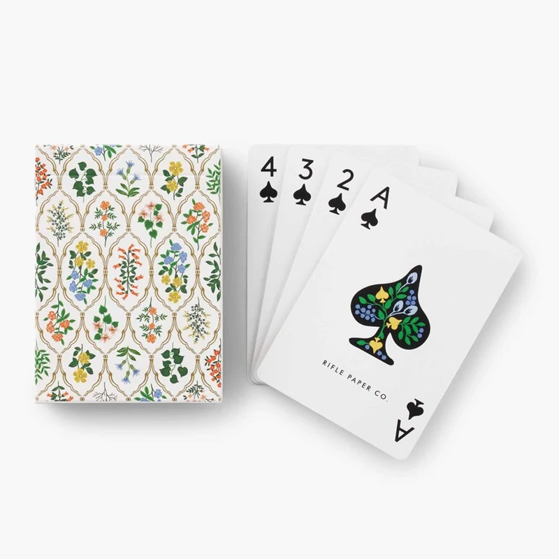 Estuche con 2 barajas de cartas Luxembourg - Rifle Paper