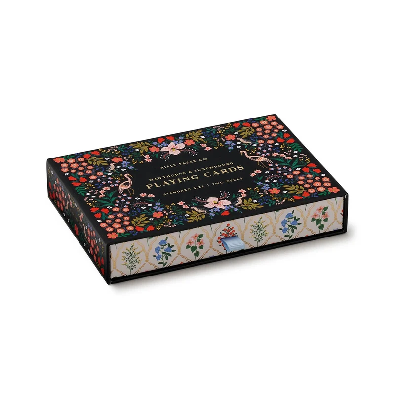 Estuche con 2 barajas de cartas Luxembourg - Rifle Paper