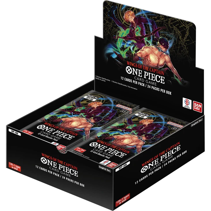 One Piece | Caja 24 Sobres OP06 The Wings of the Capitan