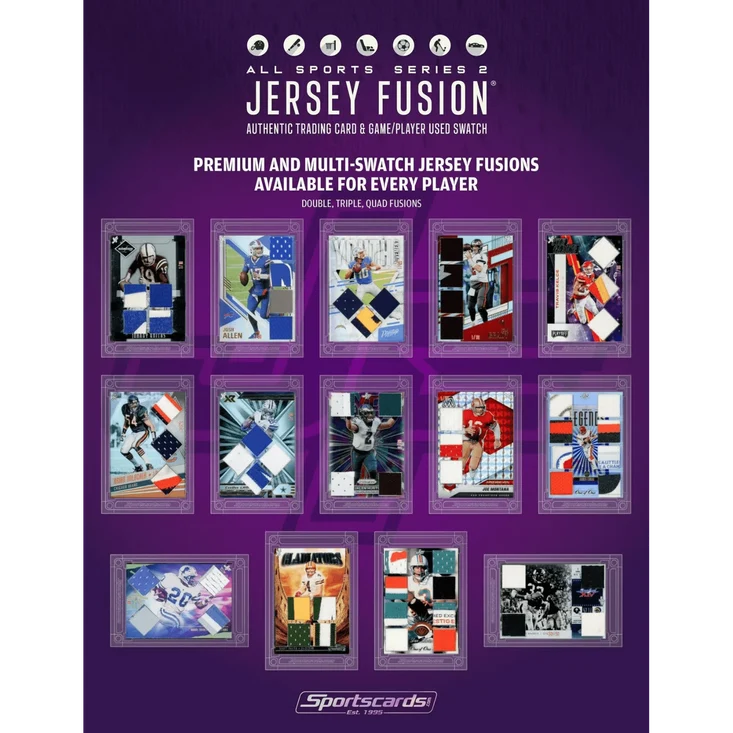 Jersey Fusion | All Sports 2023 Series 2 Hobby Box inglés