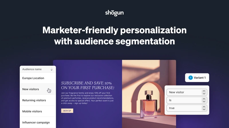 Shogun ‑ Personalization