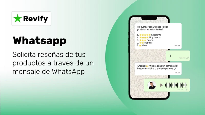 Revify: Reseñas por Whatsapp