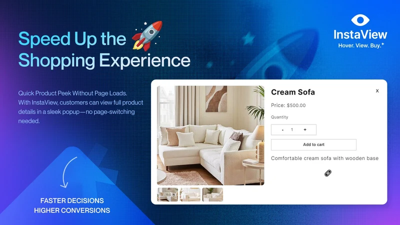 InstaView: Hover. View. Buy
