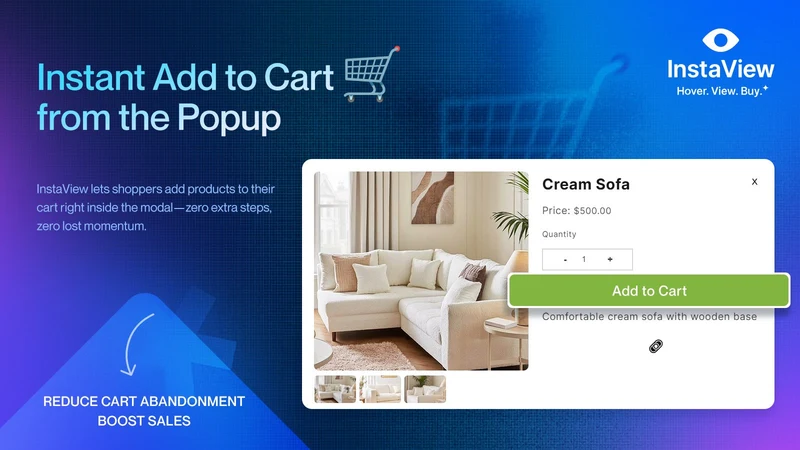 InstaView: Hover. View. Buy