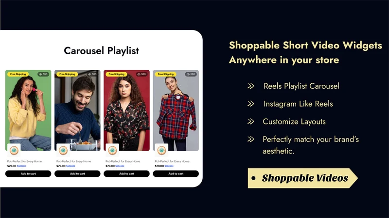 VideoVibe Shoppable UGC Videos