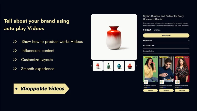 VideoVibe Shoppable UGC Videos