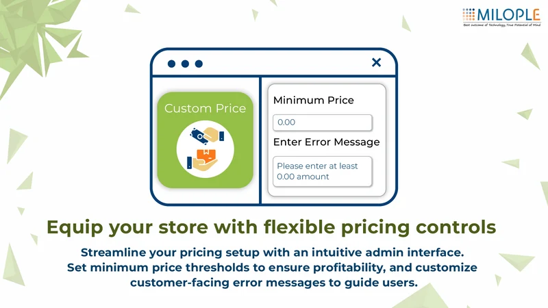 Milople Custom Price