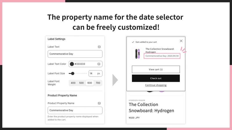 UR: Smart Product Date Picker