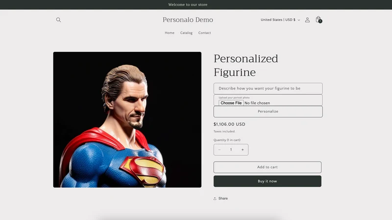 Personalo Product Personalize