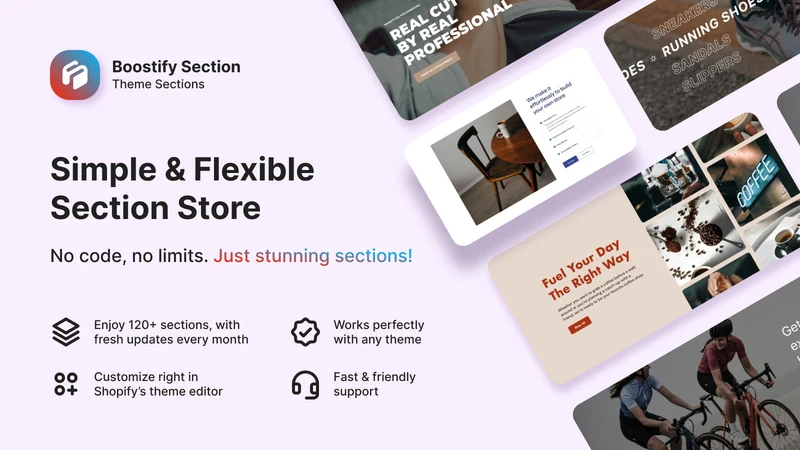 Boostify Sections