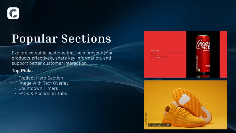 Universal Theme Sections