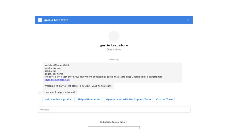 Garrio: Live Chat & Chatbot
