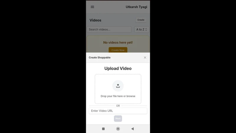 Videostori Shoppable