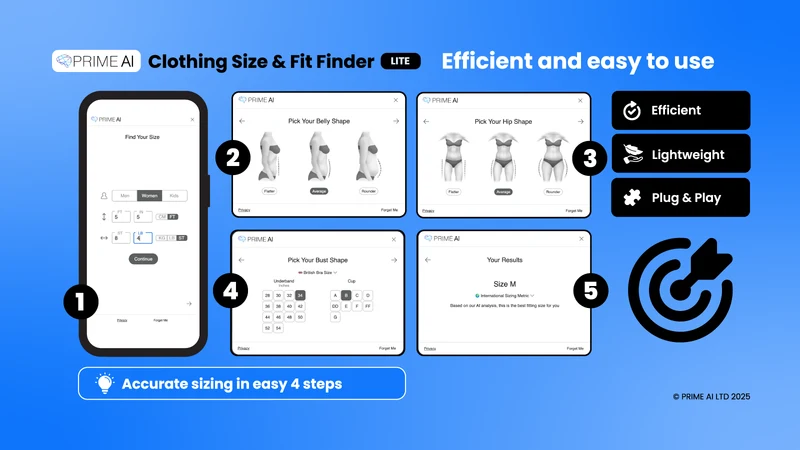 Prime AI Clothing Size Finder
