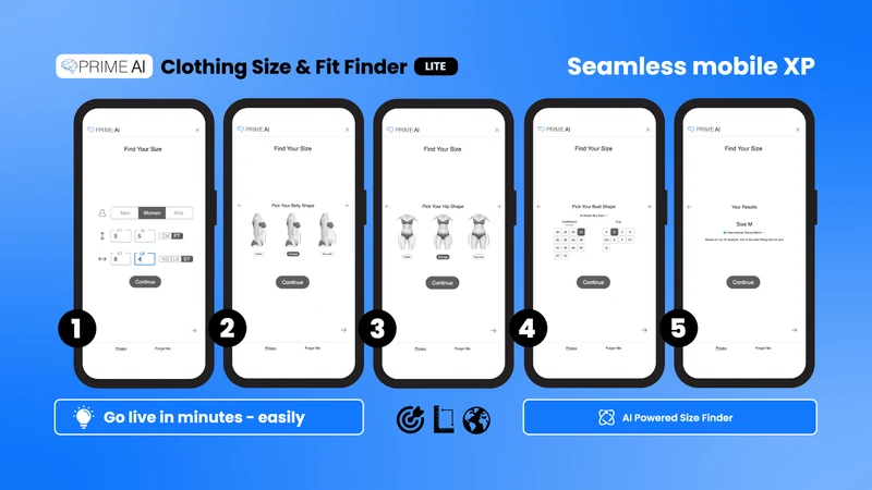 Prime AI Clothing Size Finder