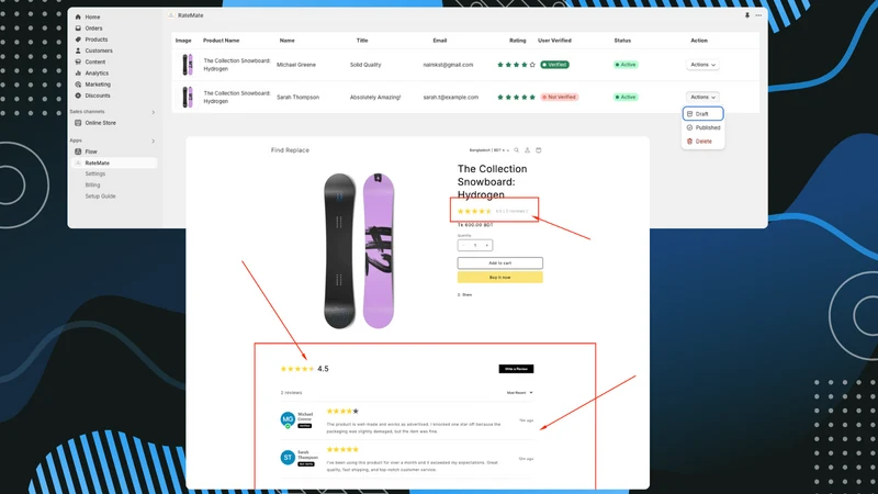 RateMate Product Reviews