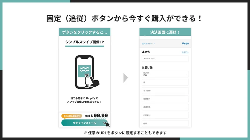 UR: Swipe Image Landing Page