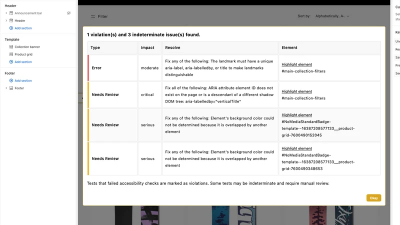 Onclick Accessibility