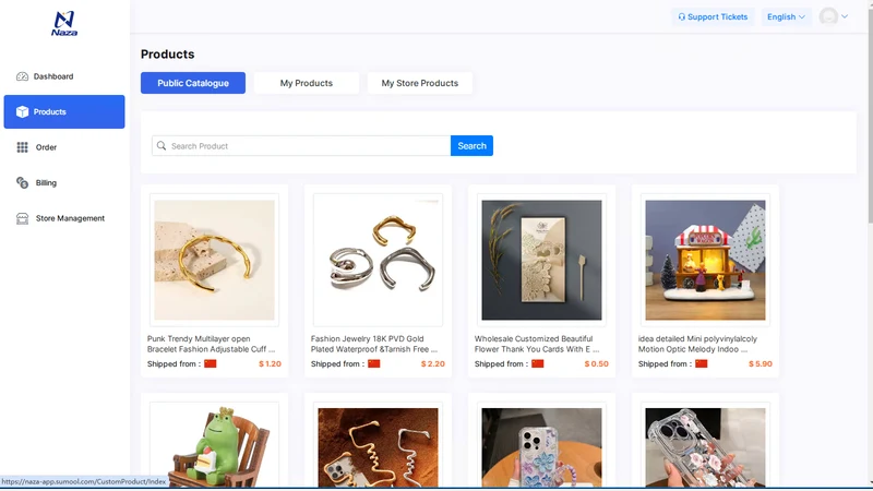 Naza dropshipping