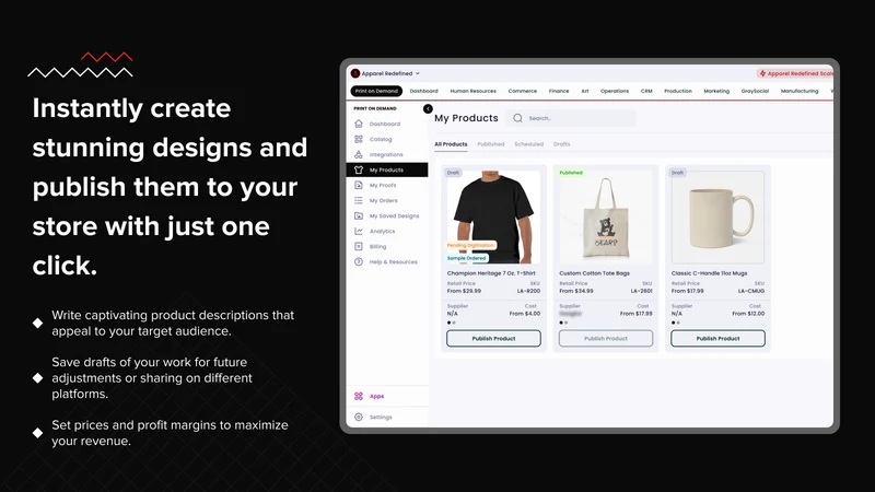 Apparel Redefined POD