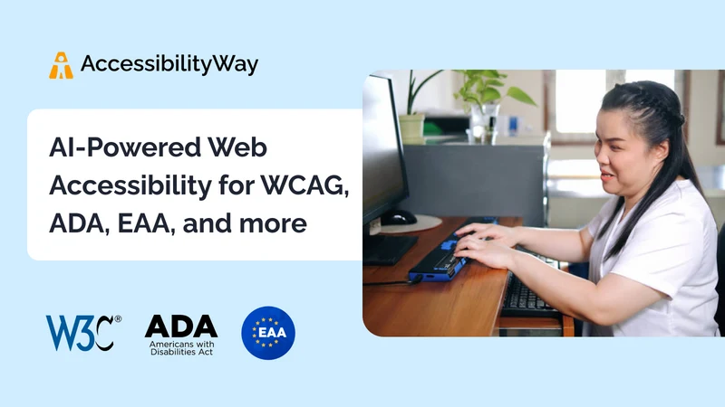 Accessibility Way ADA WCAG EAA